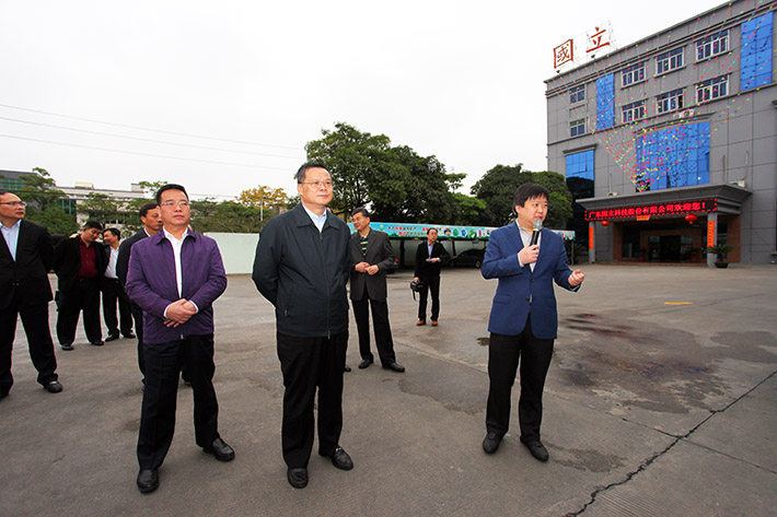 東莞市委書記、市人大常委會(huì)主任呂業(yè)升一行到我司調(diào)研